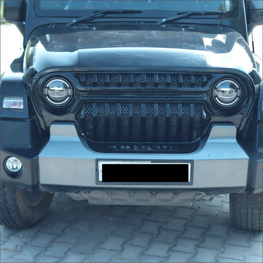 Mahindra Thar Ten-Slot Front Grill | Body-Colour Grill Upgrade ( Fits 2020-2024 )