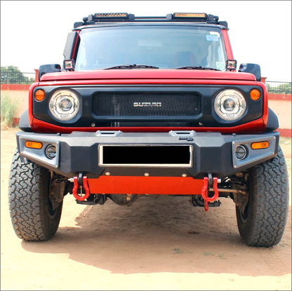 Suzuki Jimny  Metal Front Bumper Model-MO | Bimbra 4x4 Bumper with Skid Plate (Fits 2023+Models)