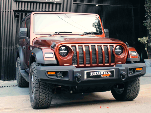 Mahindra Thar Front Bumper Model-O | Aftermarket and Lightweight