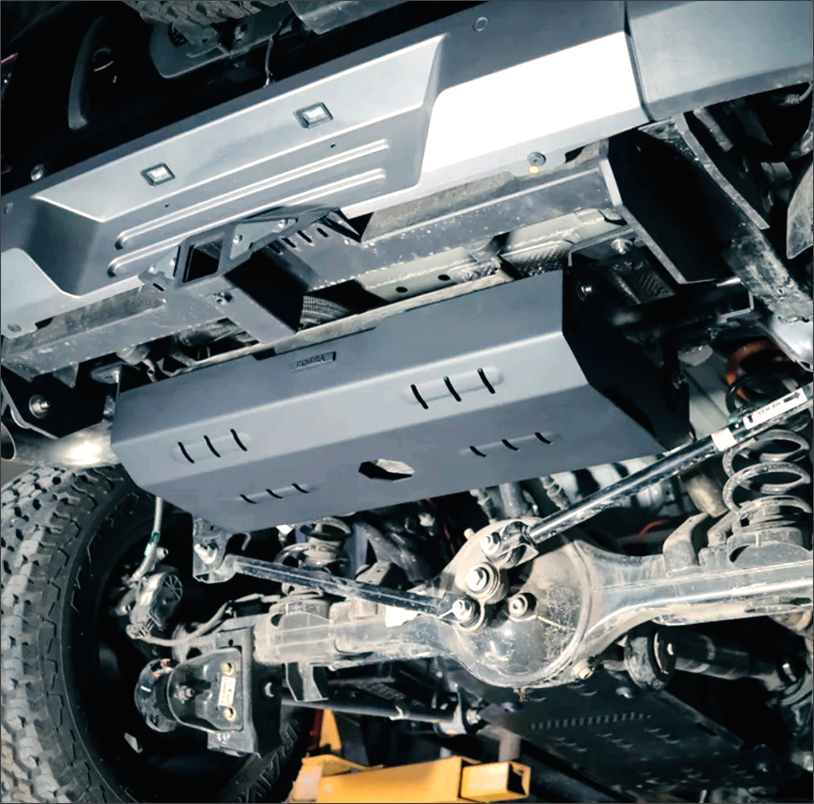 Thar Roxx – Exhaust Guard Steel | Heavy-Duty Underbody Protection