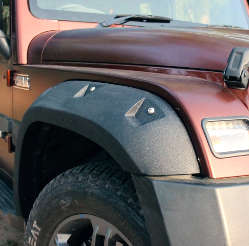 Mahindra Thar Wheel Arches 6-Inch | Premium  Fenders Set of-4