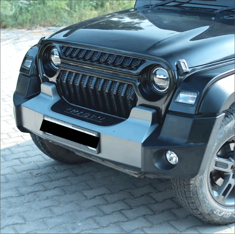Mahindra Thar Ten-Slot Front Grill | Body-Colour Grill Upgrade ( Fits 2020-2024 )