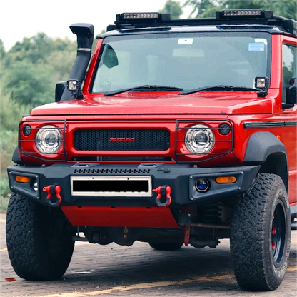 Suzuki Jimny  Metal Front Bumper Model-MO | Bimbra 4x4 Bumper with Skid Plate (Fits 2023+Models)