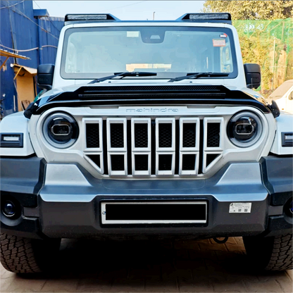 Mahindra Thar LED Bug Visor | Wind Deflector with Integrated Light