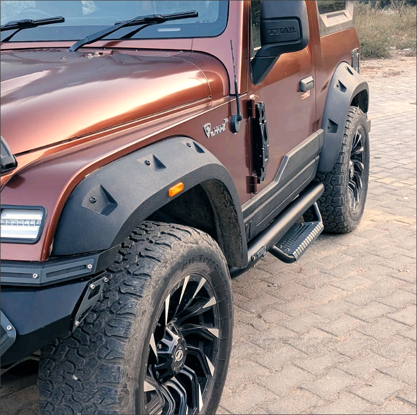 Mahindra Thar Wheel Arches 6-Inch | Premium  Fenders Set of-4