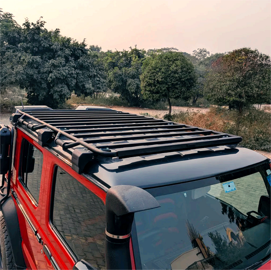Suzuki Jimny Roof Carrier Model-SR | Steel Luggage Rack with LED Bar Support
