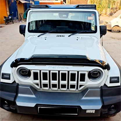 Mahindra Thar LED Bug Visor | Wind Deflector with Integrated Light