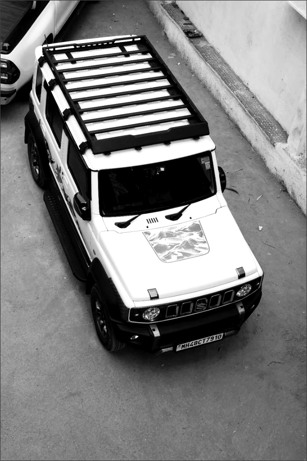 Suzuki Jimny Anti-Rust Aluminium Roof Carrier  | Lightweight Cargo Rack Model-RC