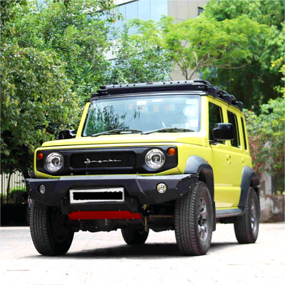 Suzuki Jimny Front Bumper Model-J | Bimbra 4x4  Winch Ready Metal Bumper
