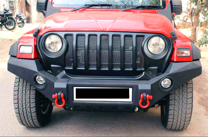 Mahindra Thar Front Bumper Model-R | Heavy-duty Upgrade