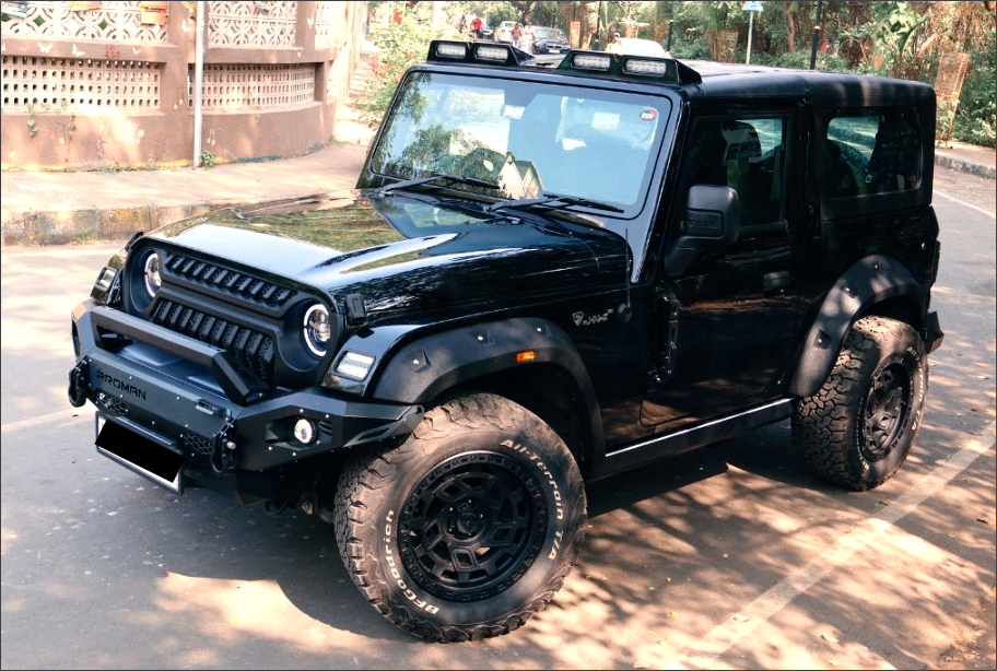 Mahindra Thar Automatic Side Step with RGB LED Lights | Premium Electronic Footboard