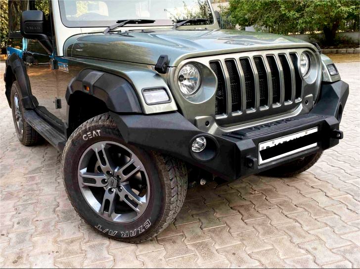Mahindra Thar Front Bumper Model-R | Heavy-duty Upgrade