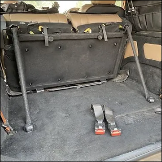 Mahindra Thar Rear Seat Slider and Fold | Adjustable Storage and Comfort Upgrade