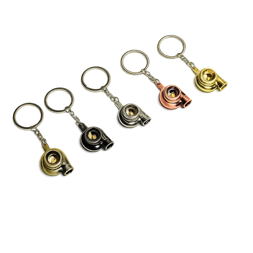 Turbo Car Metal Keychain