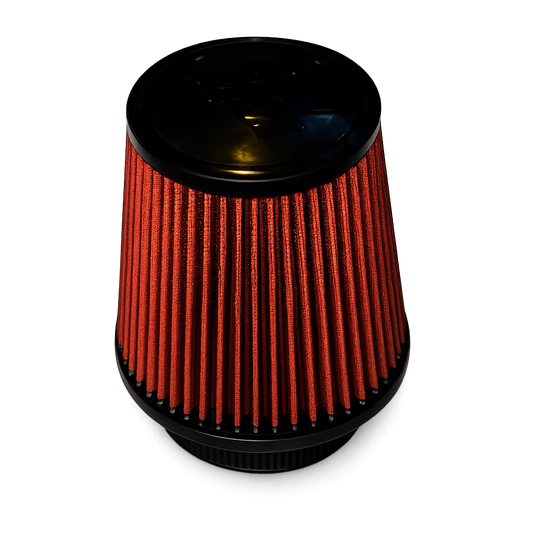 K&N  style Universal High-Flow Conical Air Filter | Aftermarket 3-Inch Performance Intake