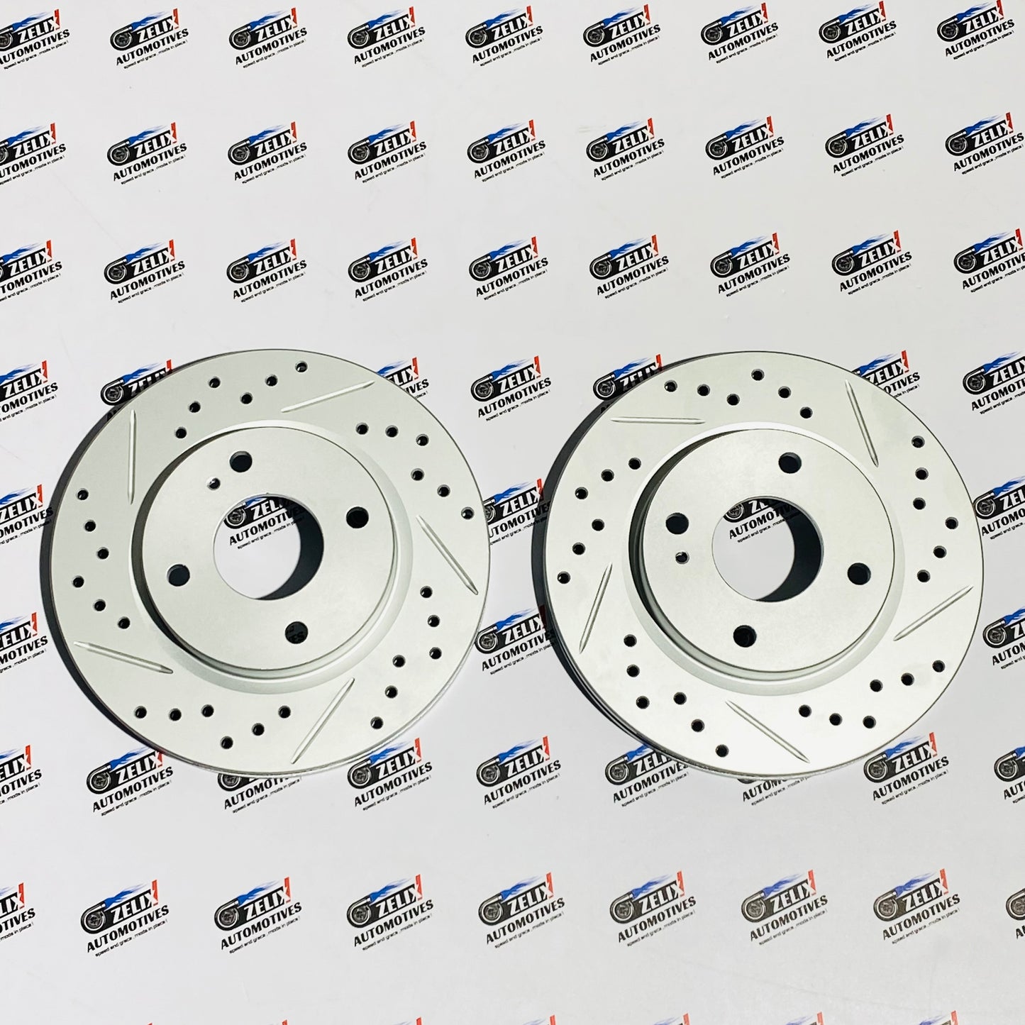 Brake Kraft Ventilated Disc Brake Set of-2 | Performance Disc Fits for | Ford Freestyle