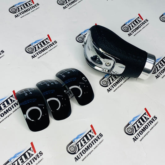 Leatherette 5 & 6 Speed Manual Car Gear Shift Knob | Universal Fit