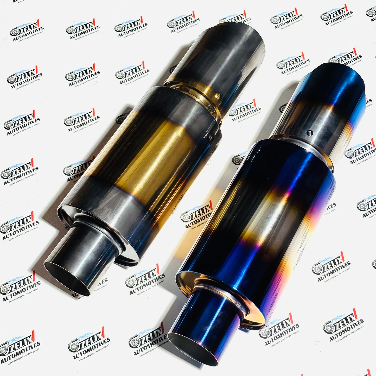 Chrome Finish Exhaust | Burnt Finish | Premium Universal Exhaust Tip