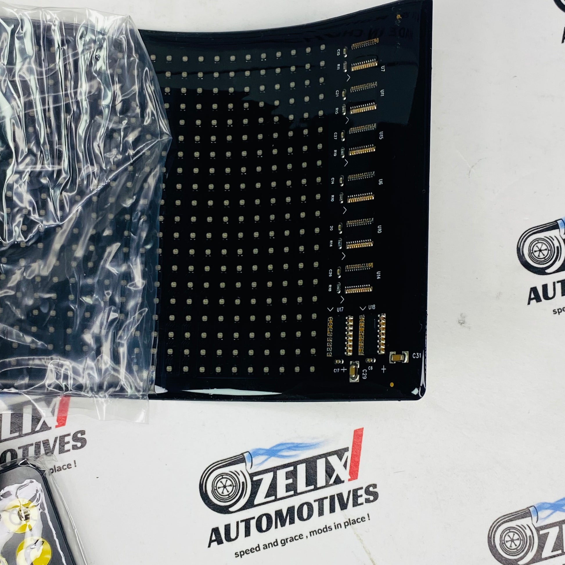 LED matrix panel sign strip