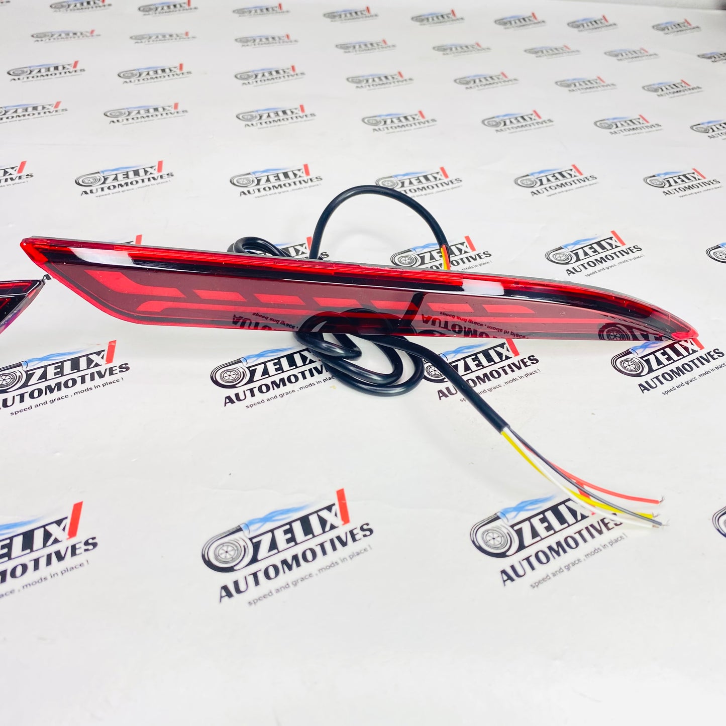 Tata Altroz LED Rear Reflector Lights | Stylish Rear Bumper Brake and  Parking Lamp Set