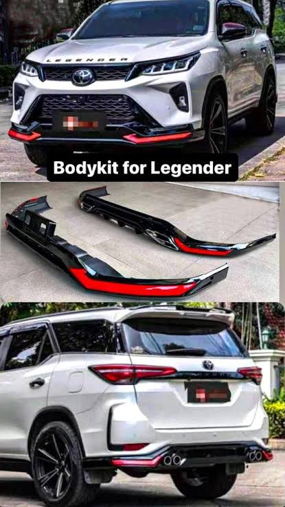 Toyota Fortuner Legender Front and Rear Skirting Kit