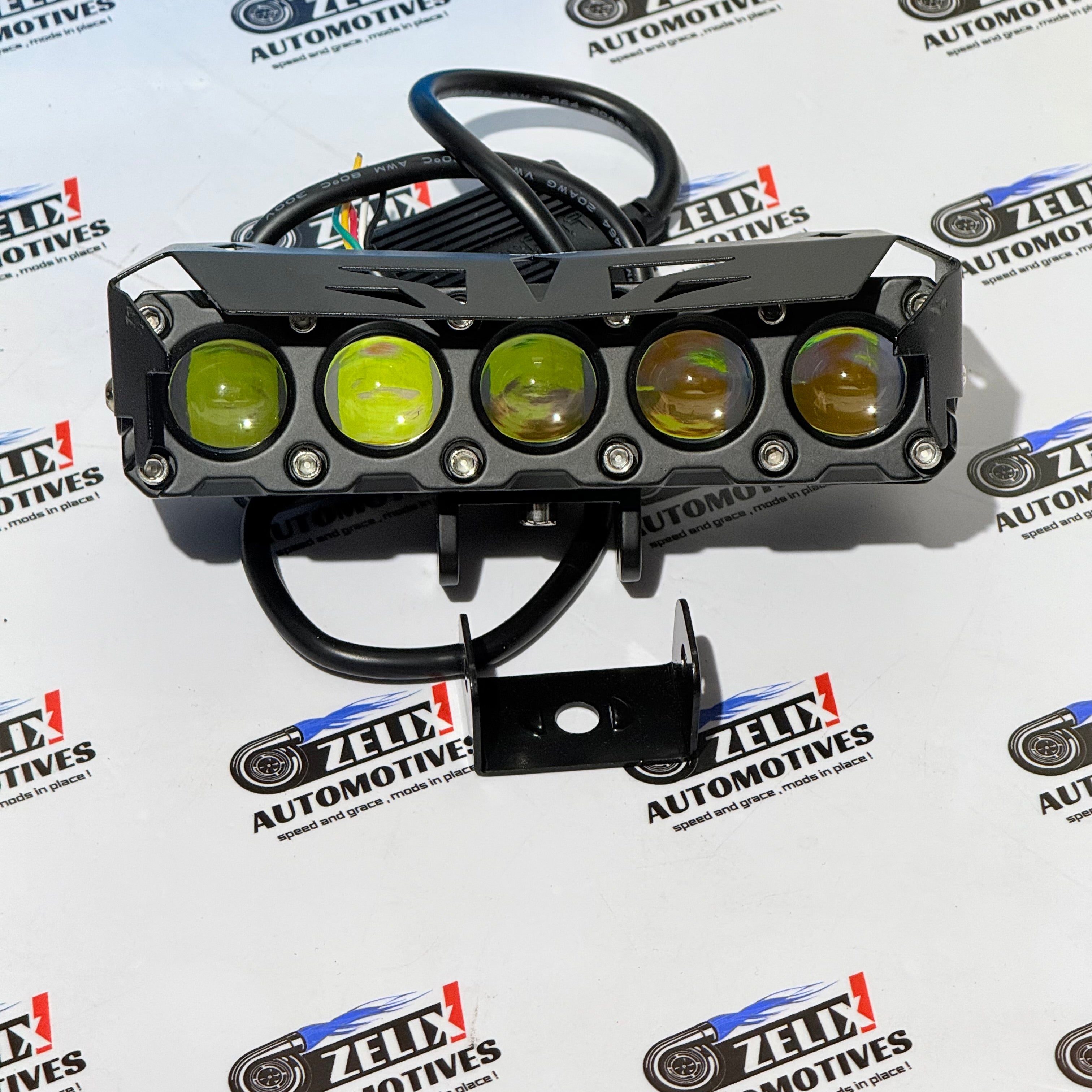 HJG 5-Lens Auxiliary Lights | 150W Mega Drive LED Set – Zelix