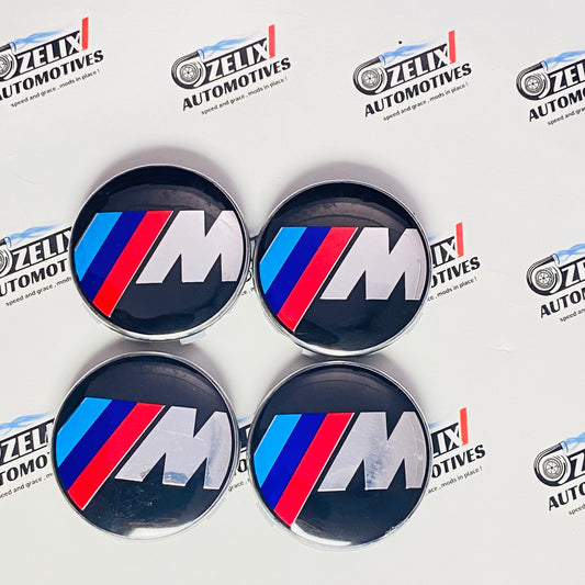 M-Style Car Wheel Center Caps – Premium Set of 4