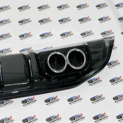 Hyundai Verna (2021–Onwards) F1-Style Rear Diffuser With LED | Aftermarket ABS
