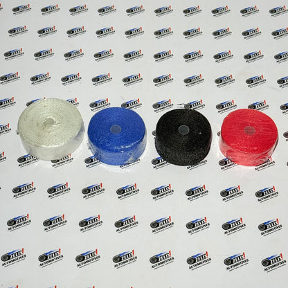 Exhaust Insulating Wrap  | Universal Fit Heat Shield Tape Multiple Colour Options