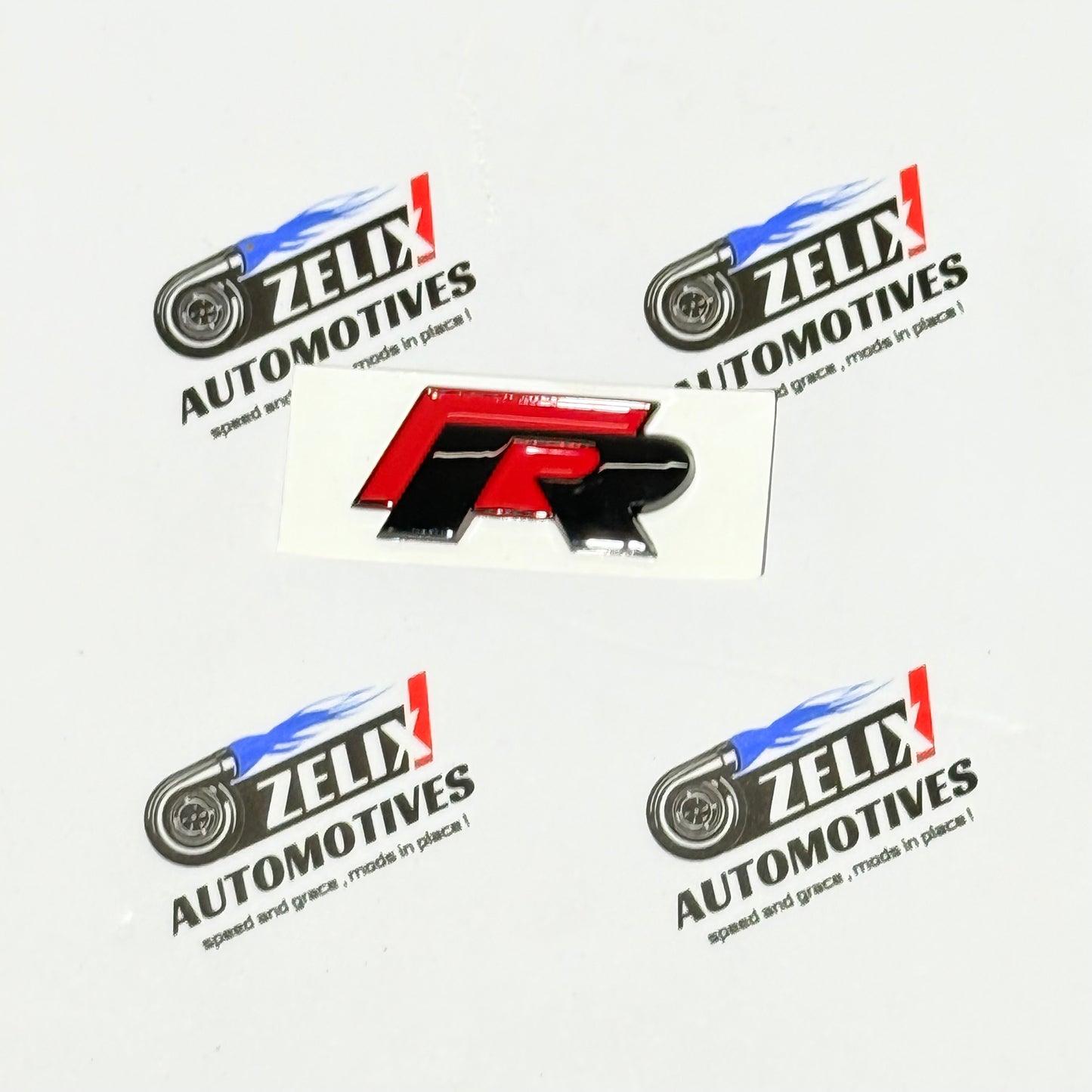 R-Line and  R-Logo Front Grille Sticker | Aftermarket OEM-Design in Multiple Colour Options