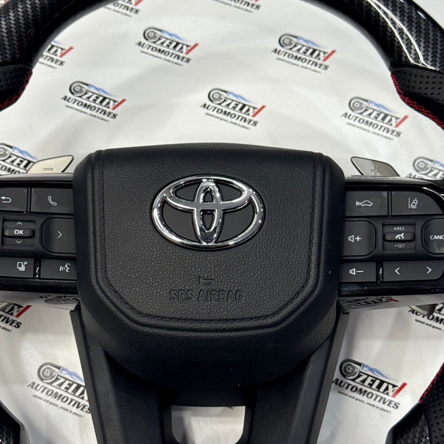 Crysta, Fortuner, Hilux, Innova Carbon Fiber Steering Wheel | Aftermarket