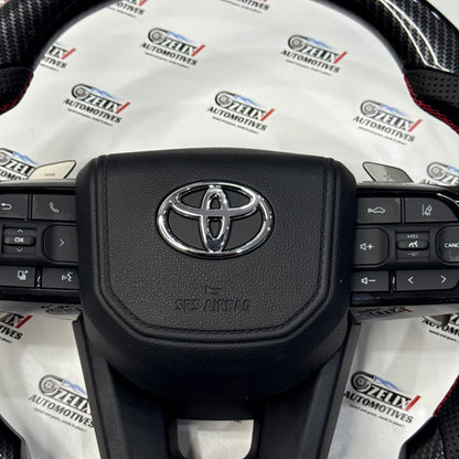Crysta, Fortuner, Hilux, Innova Carbon Fiber Steering Wheel | Aftermarket