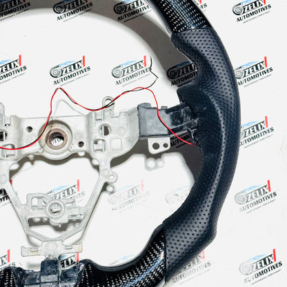 Maruti Suzuki Swift Original Carbon Fiber Steering Wheel with Rev Lights | Premium Sporty Upgrade