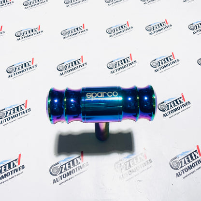 Sparco Aircraft-Style Gear Knob | Universal Fit  Burnt Blue Finish