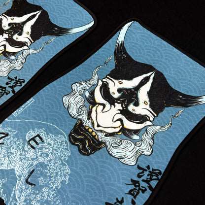 Japanese Demon Oni Car Mats | Universal