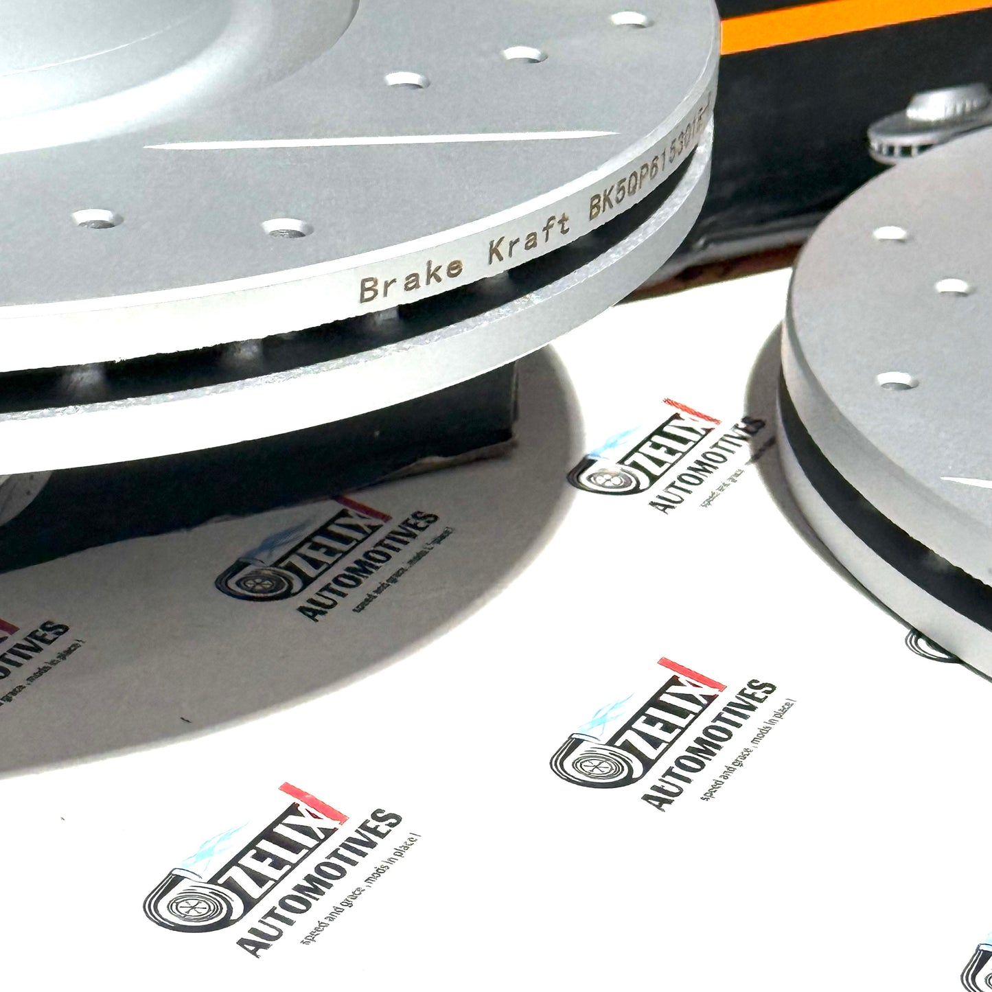 Brake Kraft Ventilated Brake Disc Set of-2 | Aftermarket Imported Premium Quality