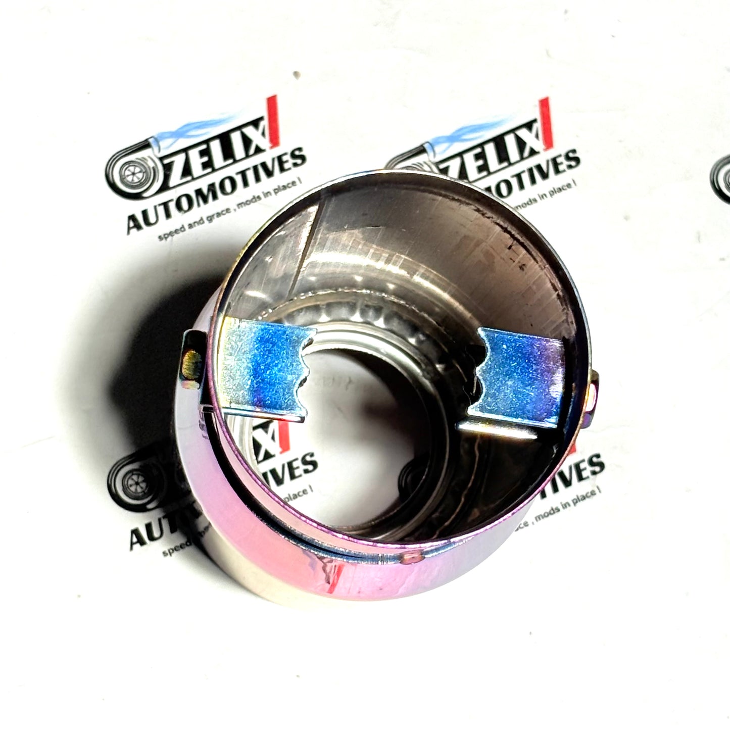 Titanium Rainbow Burnt Style Exhaust Tip – Universal Performance