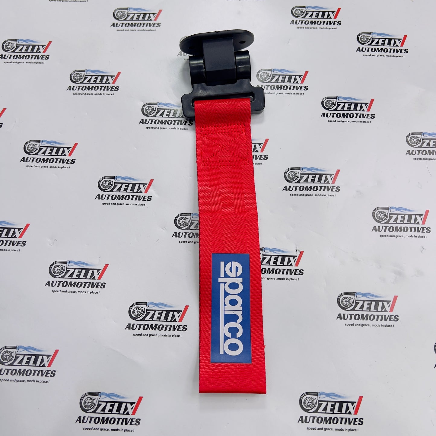 Sparco Tow Strap | Universal Aftermarket Racing Tow Hook.