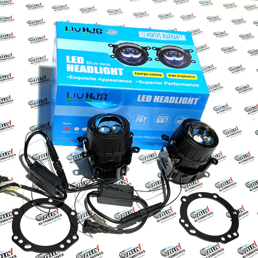 HJG  BI-LED Projector Lens 3-Inch | Triple output High brightness with energy saving