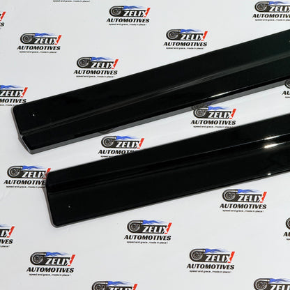 Honda City Side Skirts Glossy Black Finish | Enhances Aggressive Side Profile