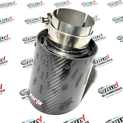 BORLA- CARBON FIBER Exhaust Tip – 64mm Inlet Universal Fit
