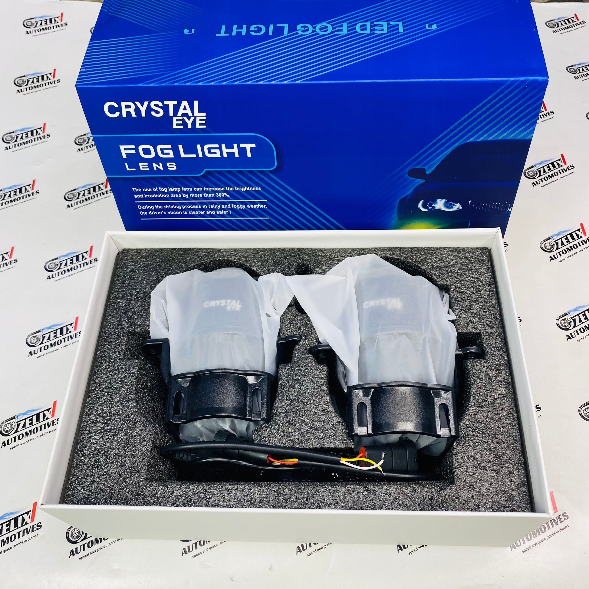 premium Crystal Eye fog light lens 