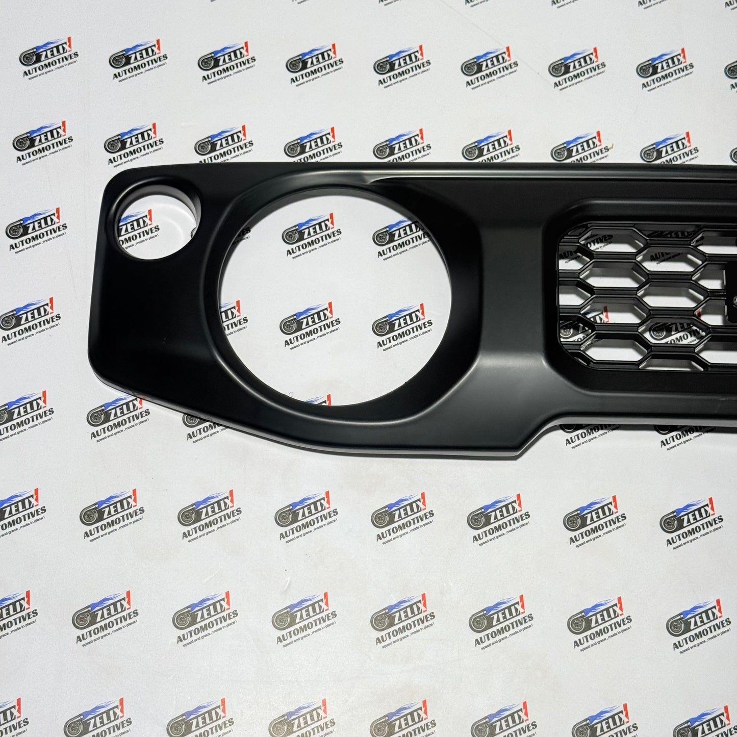 Honeycomb Style Front Grille with Cursive Logo for Suzuki Jimny (All Models)