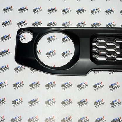 Honeycomb Style Front Grille with Cursive Logo for Suzuki Jimny (All Models)