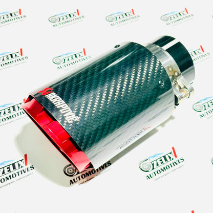 Akrapovic Single Exhaust Tip | Carbon Fiber Finish with New Outlet Design