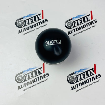 Sparco round gear knob with universal car fit