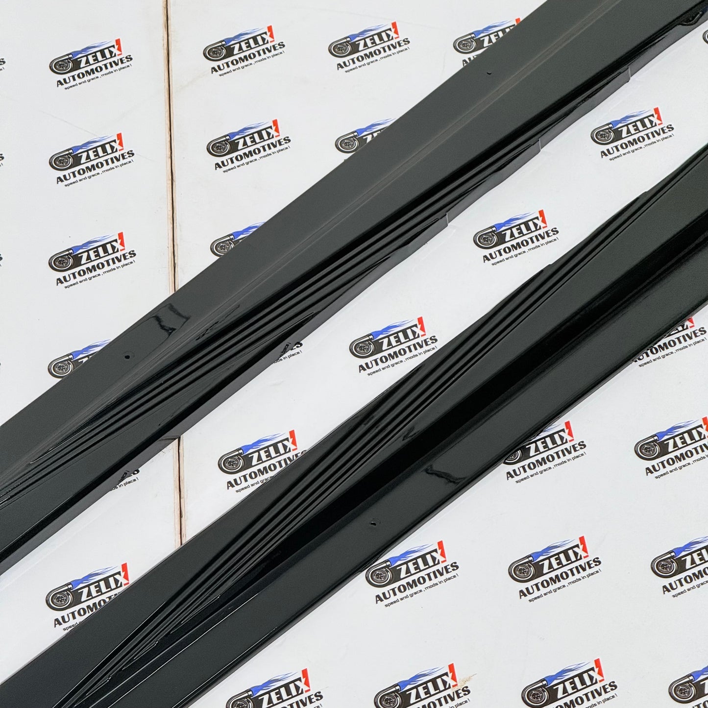 Honda City Side Skirts Glossy Black Finish | Enhances Aggressive Side Profile
