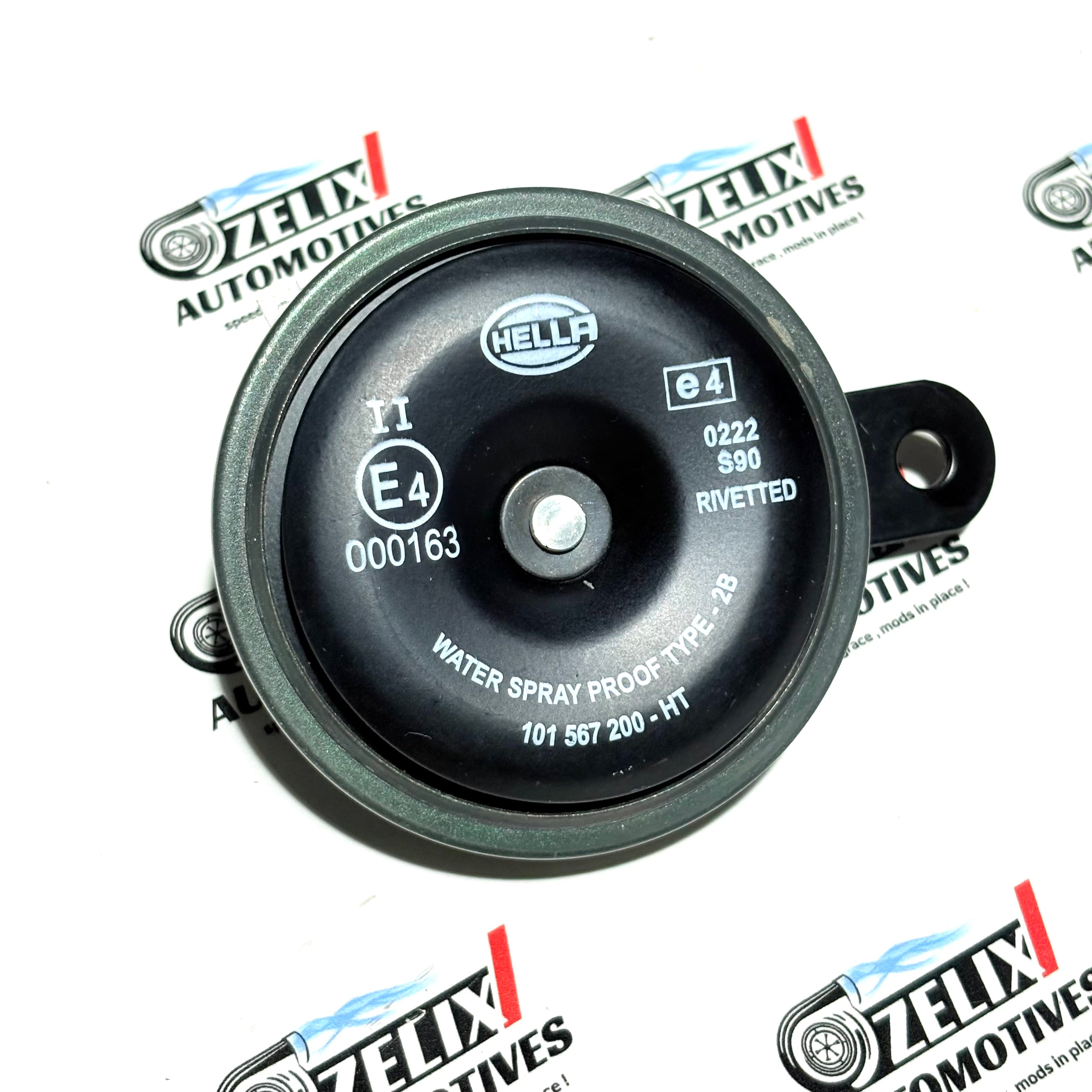 ハローHSG2405BKA Hella S90 Disc Horn | Strong Tone Suitable for Most Vehicles