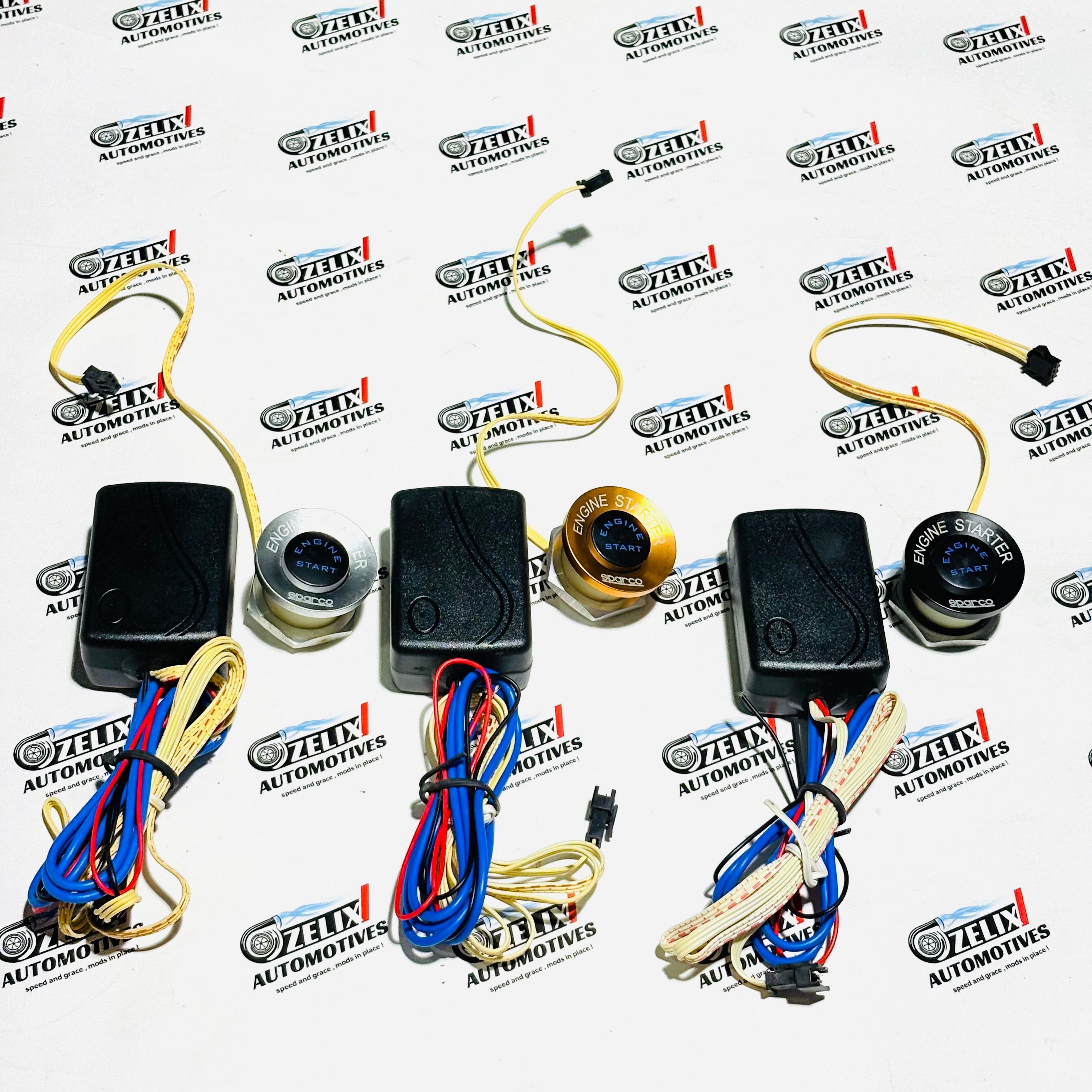 Sparco Engine Start Button | Sporty Finish with Colours Options – Zelix ...