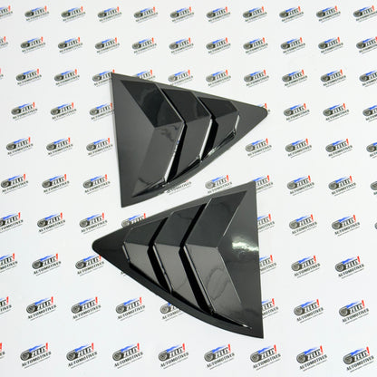 Skoda Octavia Window Louvers Glossy black Finish | Compatible with 2020+ Models